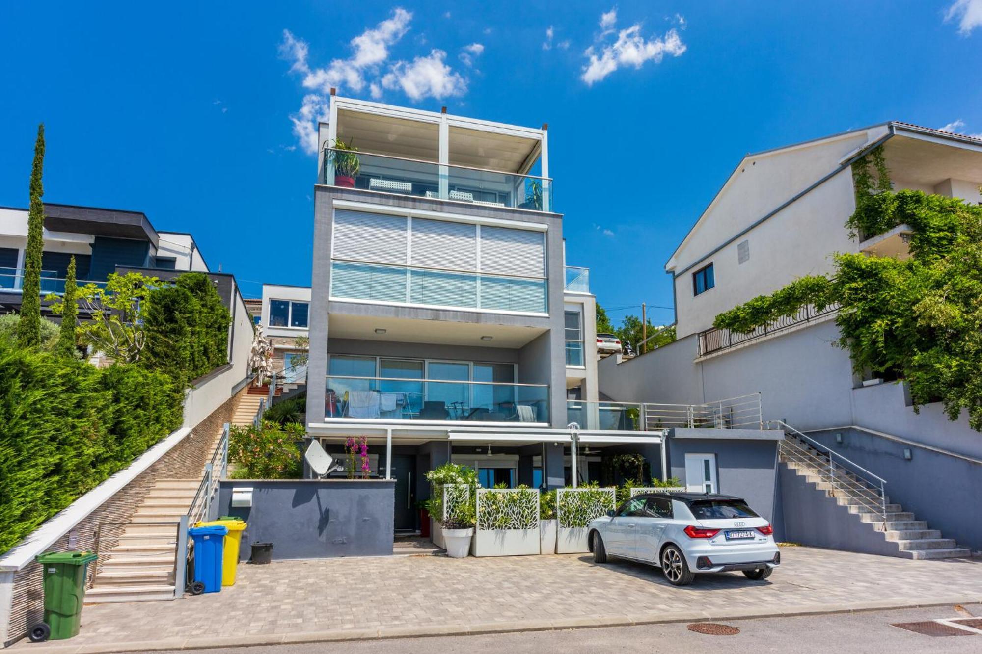 Panoramica Apartment With Whirlpool Crikvenica Buitenkant foto